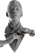 Tie a Tie Academic Bust