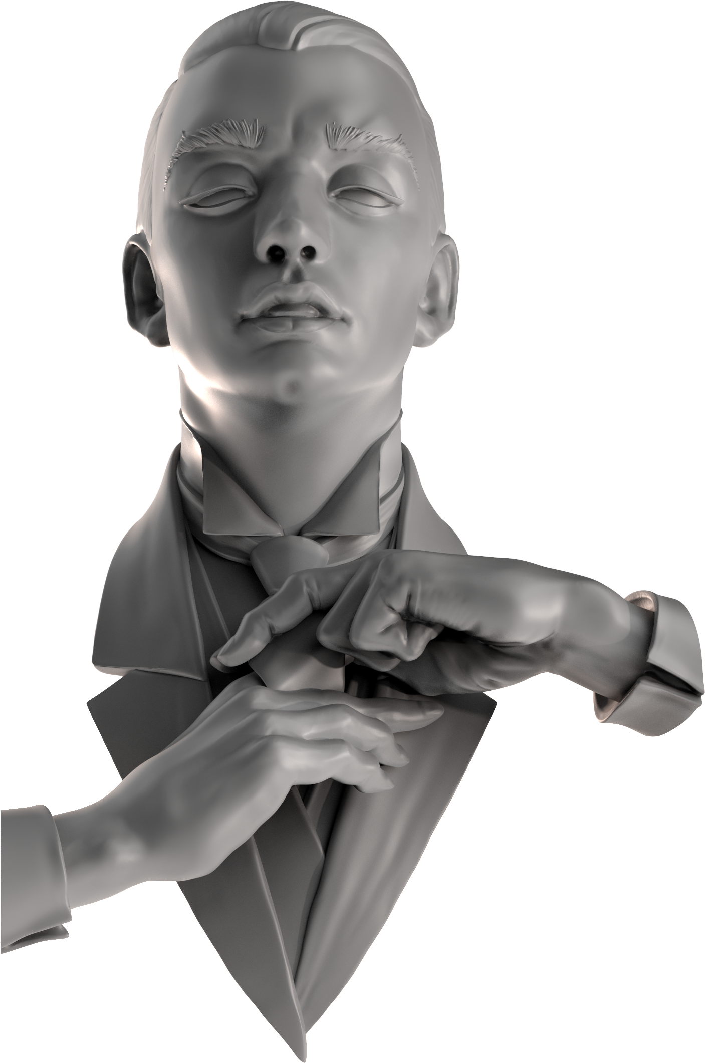 Tie a Tie Academic Bust