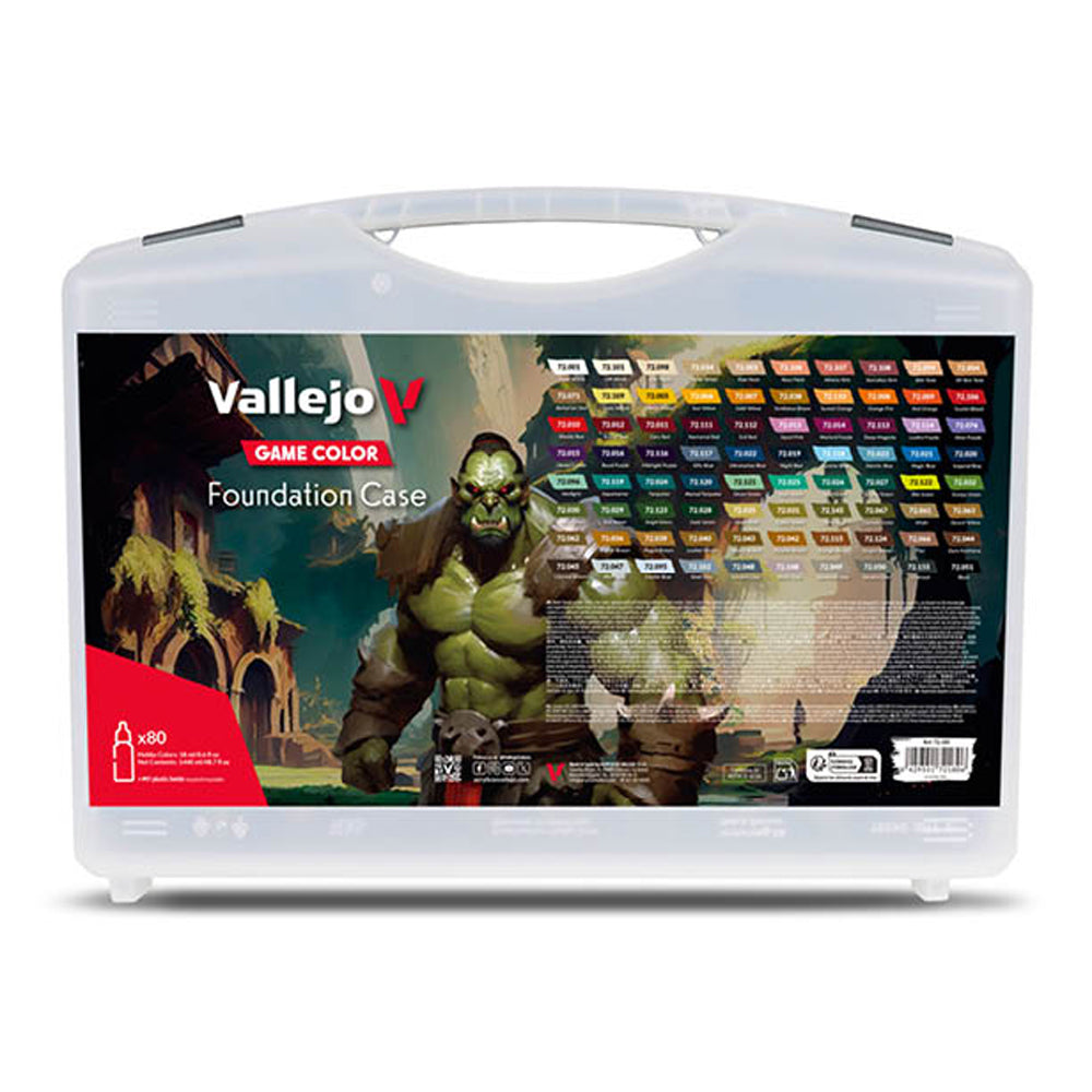 Vallejo Game Color Foundation Case 80 Colors