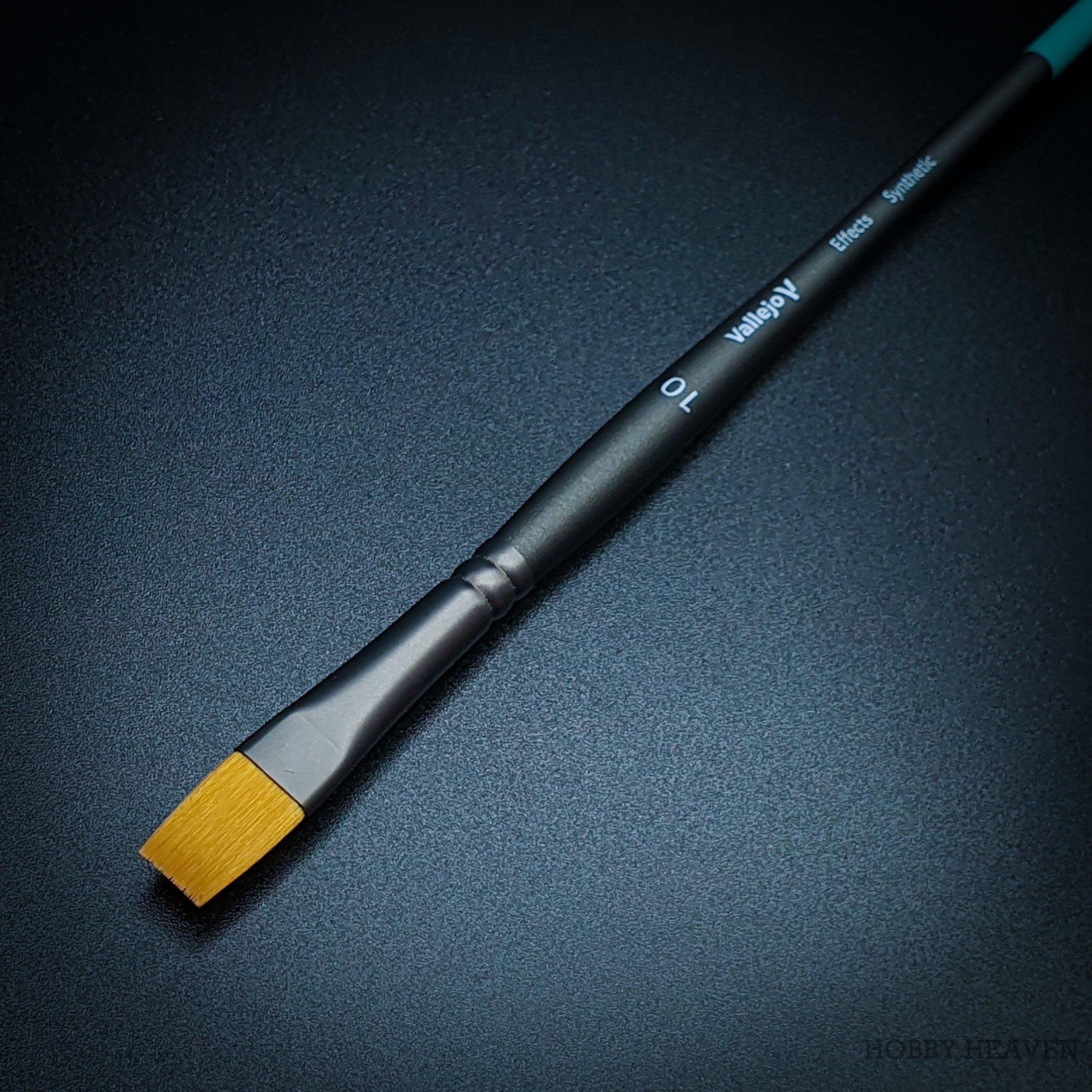 Hobby Brush: Effects Flat Rectangular Synthetic