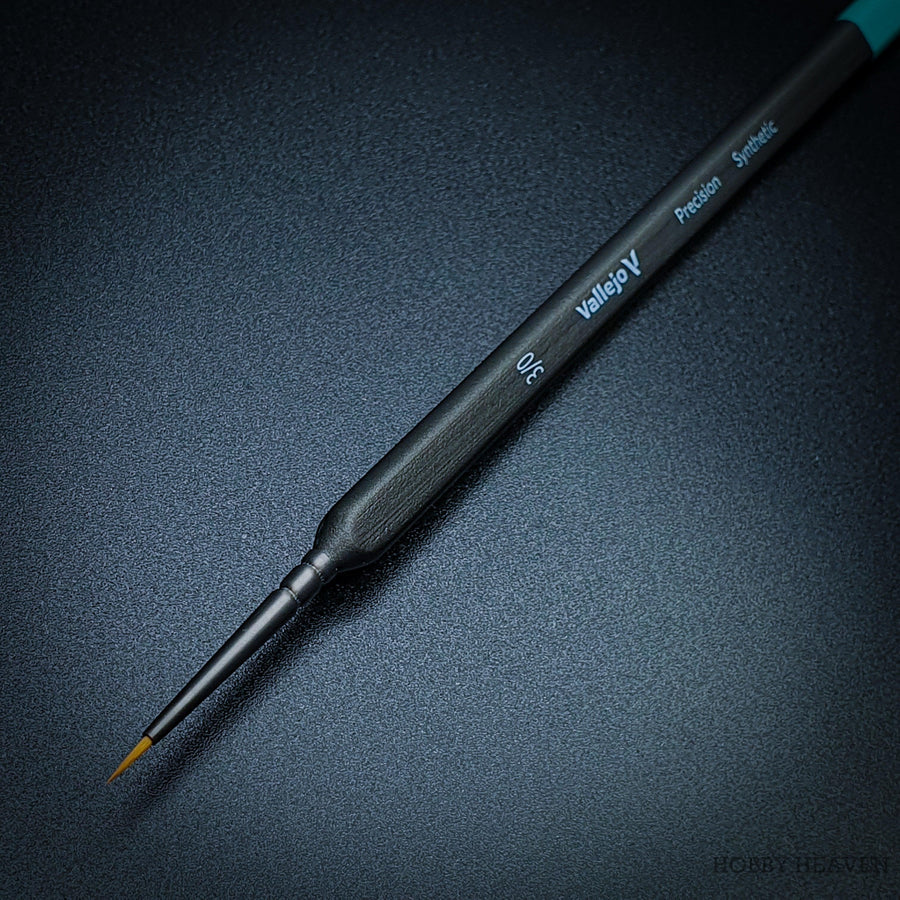 Hobby Brush: Precision Round Synthetic (Triangle Handle)