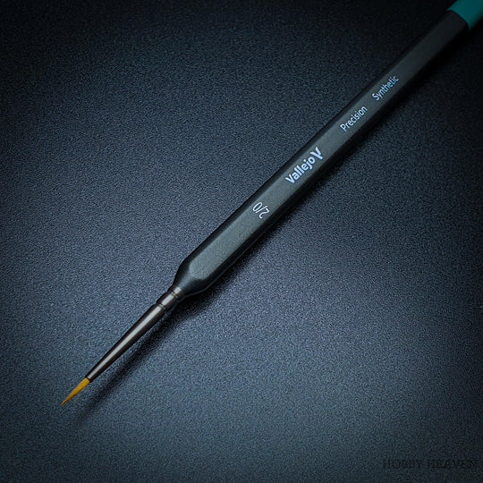 Hobby Brush: Precision Round Synthetic (Triangle Handle)