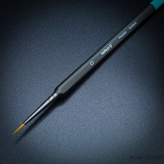Hobby Brush: Precision Round Synthetic (Triangle Handle)