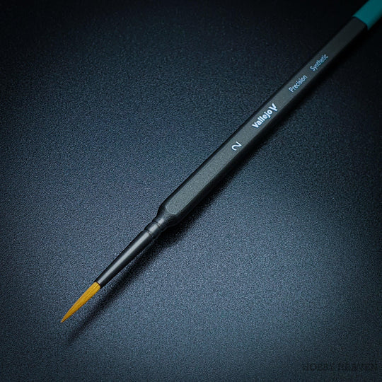 Hobby Brush: Precision Round Synthetic (Triangle Handle)
