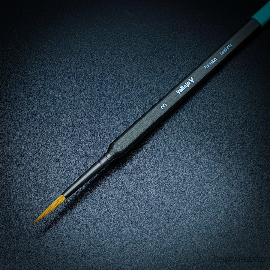 Hobby Brush: Precision Round Synthetic (Triangle Handle)