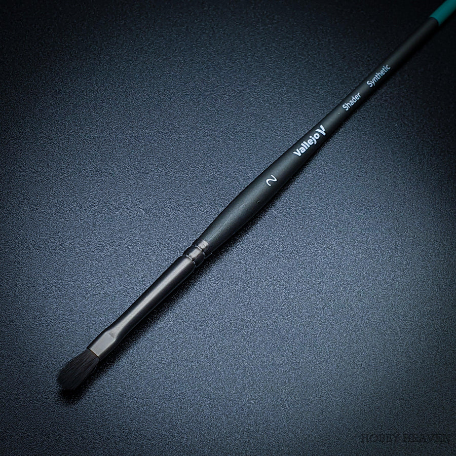 Hobby Brush: Shader Filbert Flat Synthetic