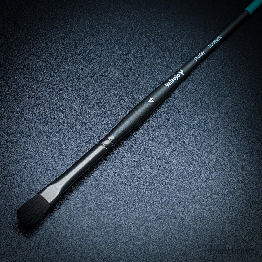 Hobby Brush: Shader Filbert Flat Synthetic