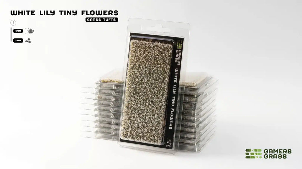 Gamers Grass White Lily Tiny Flowers