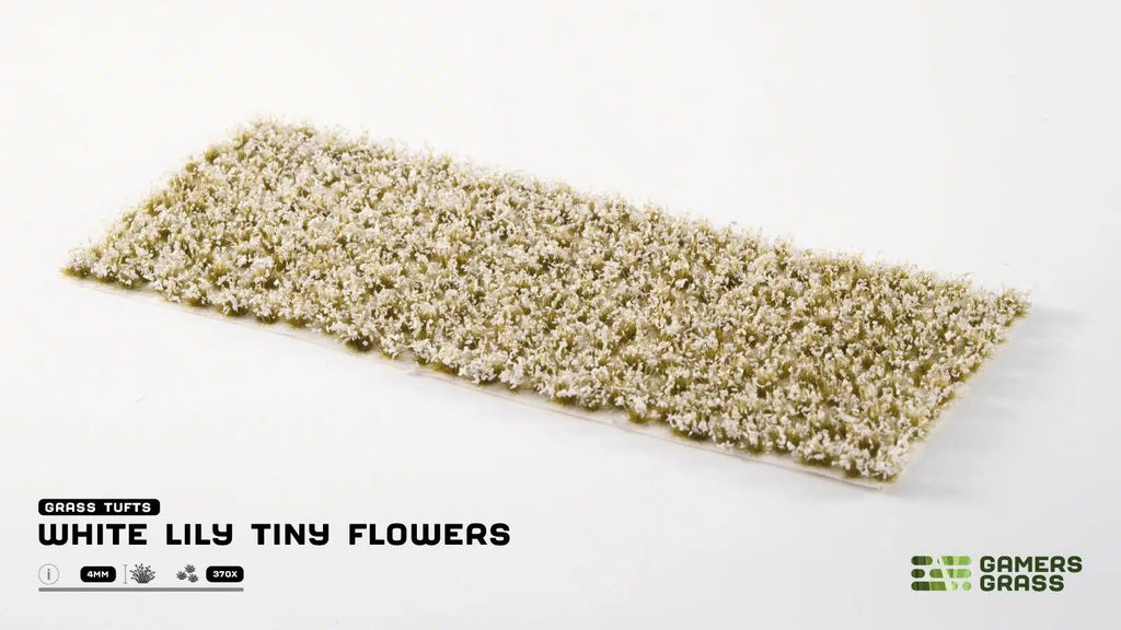 Gamers Grass White Lily Tiny Flowers