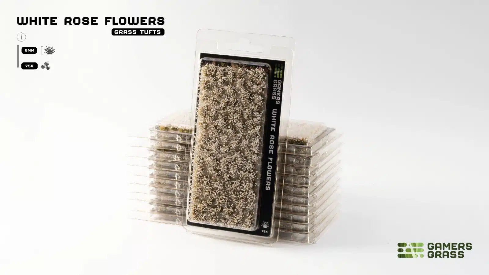 Gamers Grass White Rose Flowers